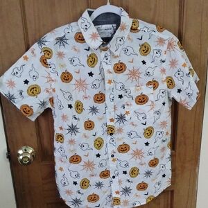 Men's Eighth Avenue Medium Halloween Button Down Shirt